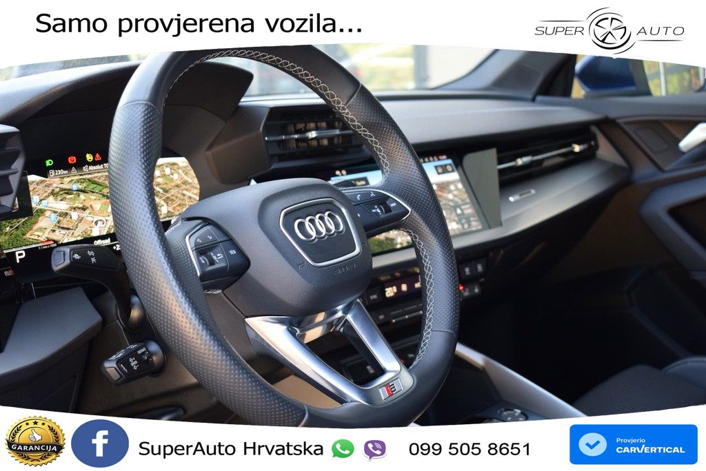 Audi A3 35 TDI (150 KS) S tronic S line LED+GR SJED+ACC