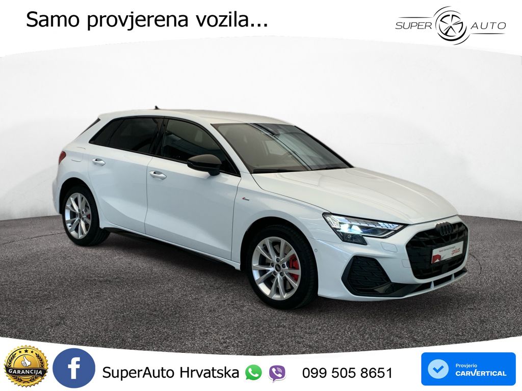 Audi A3 45 TFSIe (272 KS) S tronic 2x S line LED+GR SJED+ACC