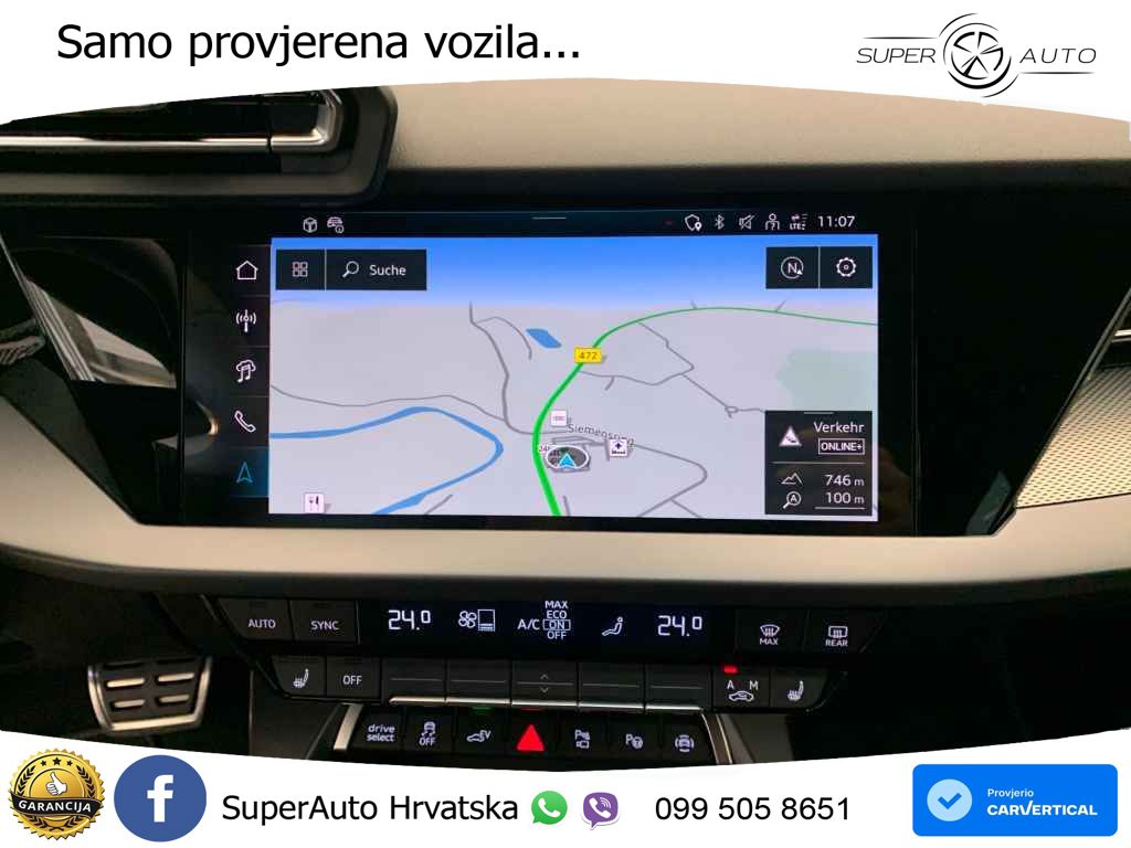 Audi A3 45 TFSIe (272 KS) S tronic 2x S line LED+GR SJED+ACC