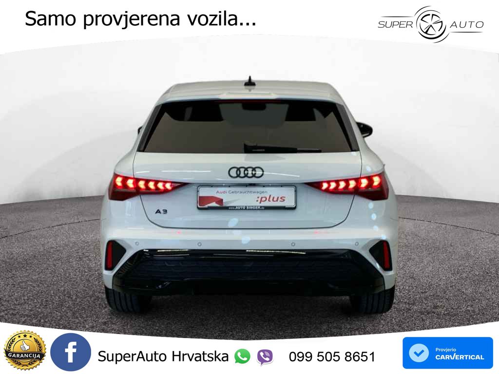 Audi A3 45 TFSIe (272 KS) S tronic 2x S line LED+GR SJED+ACC
