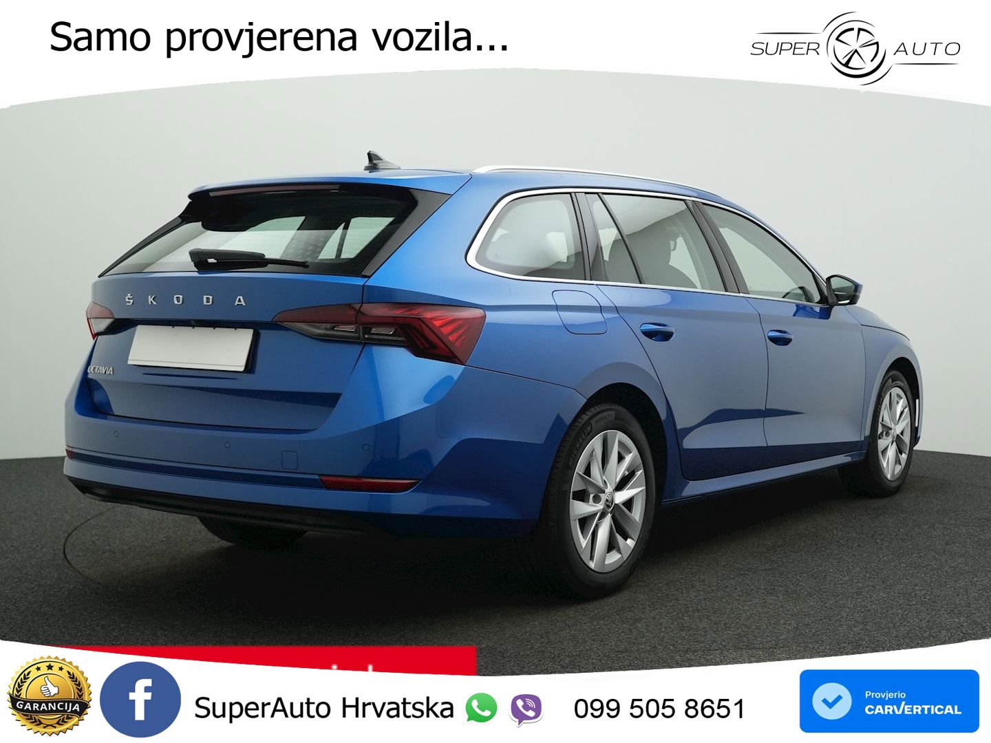Škoda Octavia Combi 2.0 TDI (150 KS) DSG LED+GR SJED+ACC