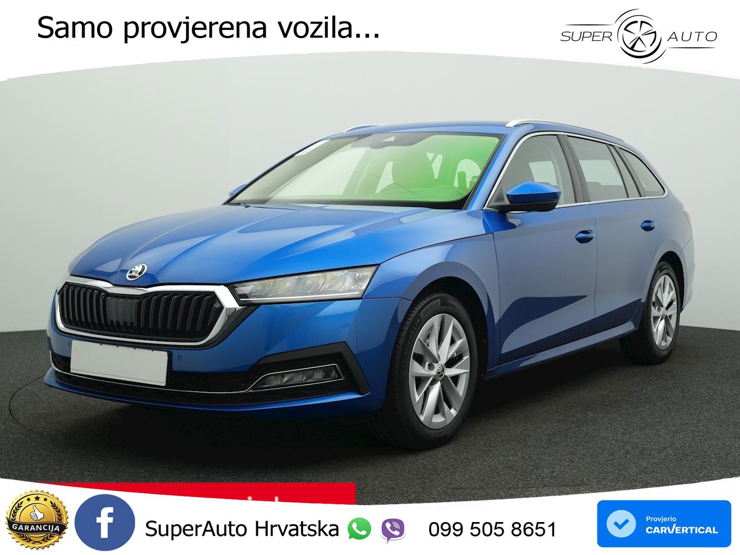 Škoda Octavia Combi 2.0 TDI (150 KS) DSG LED+GR SJED+ACC