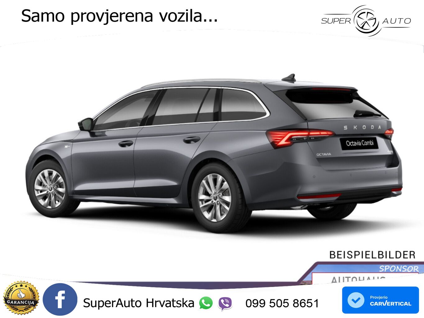 Škoda Octavia Combi 1.5 TSI (116 KS) DSG LED+GR SJED+ACC