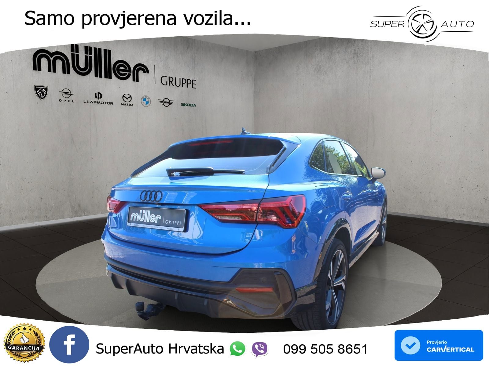 Audi Q3 Sportback 40 TDI (200 KS) quattro S tronic S line MATRIX+GR SJED+KAM