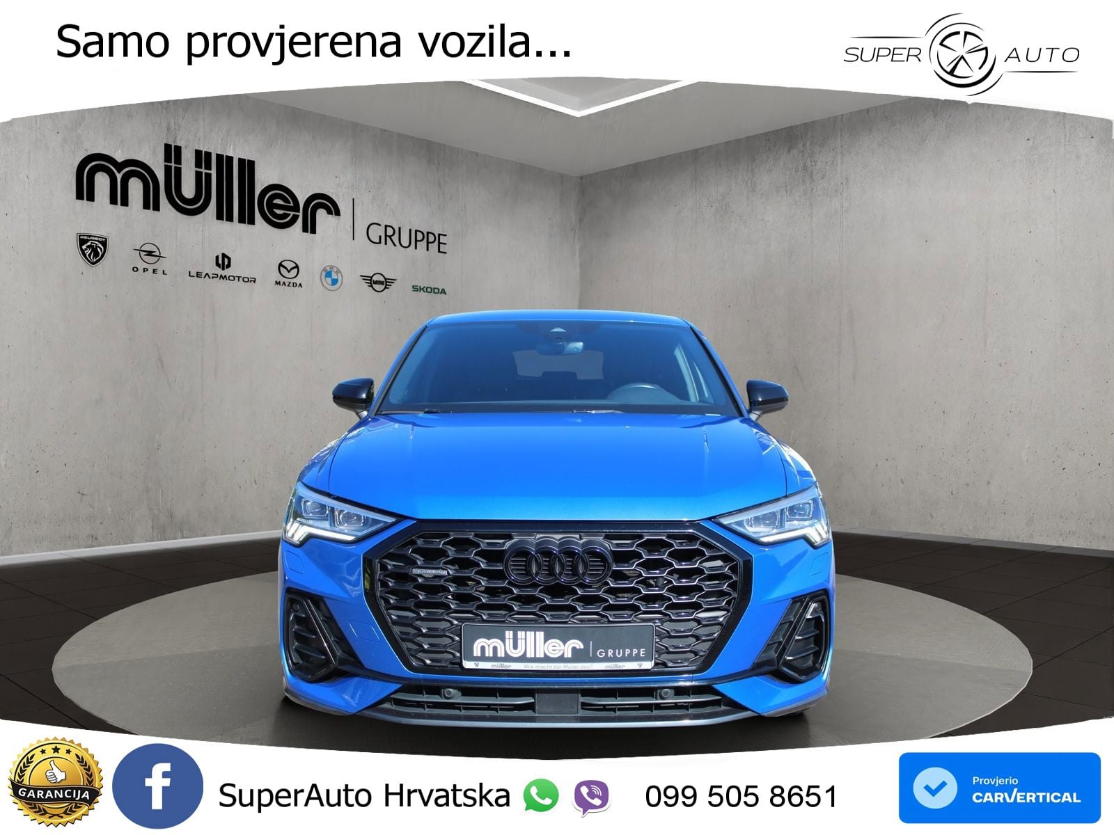 Audi Q3 Sportback 40 TDI (200 KS) quattro S tronic S line MATRIX+GR SJED+KAM