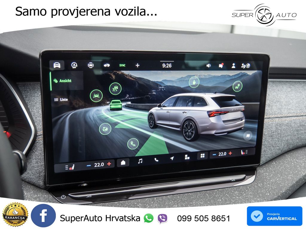 Škoda Octavia Combi 2.0 TDI (150 KS) DSG MATRIX+GR SJED+KAM