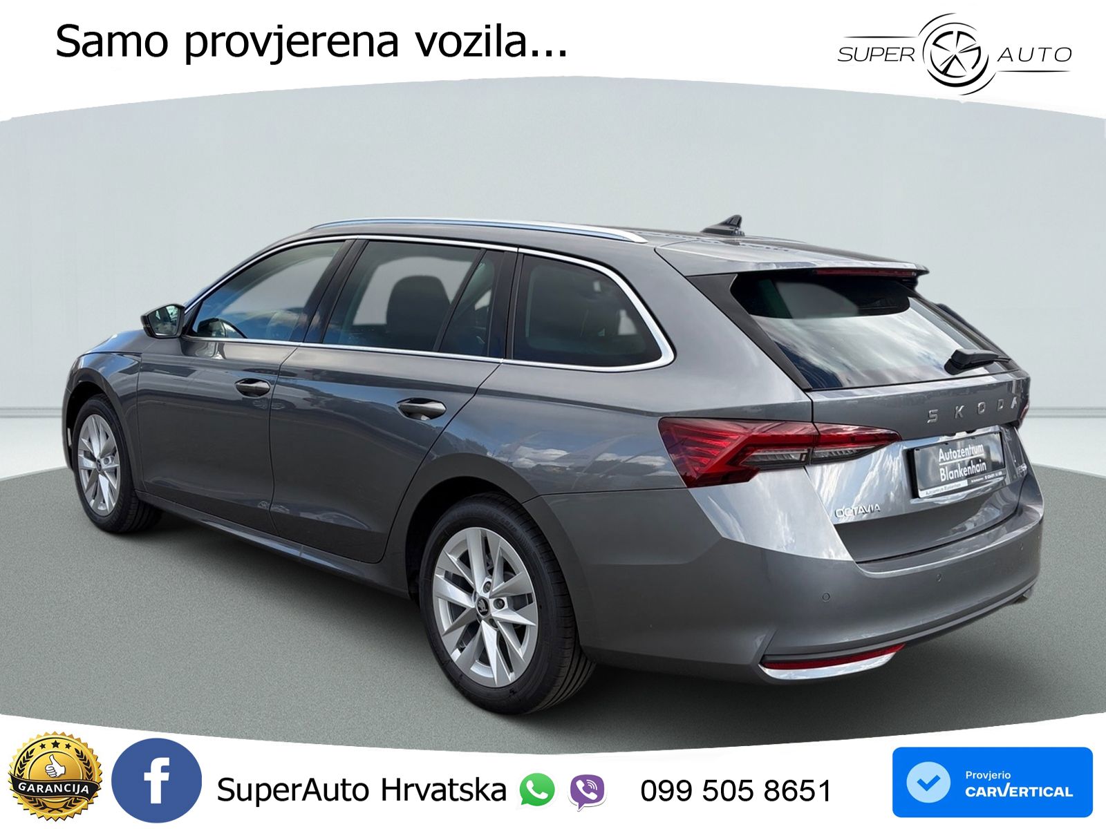 Škoda Octavia Combi 1.5 TSI (150 KS) DSG LED+GR SJED+ACC