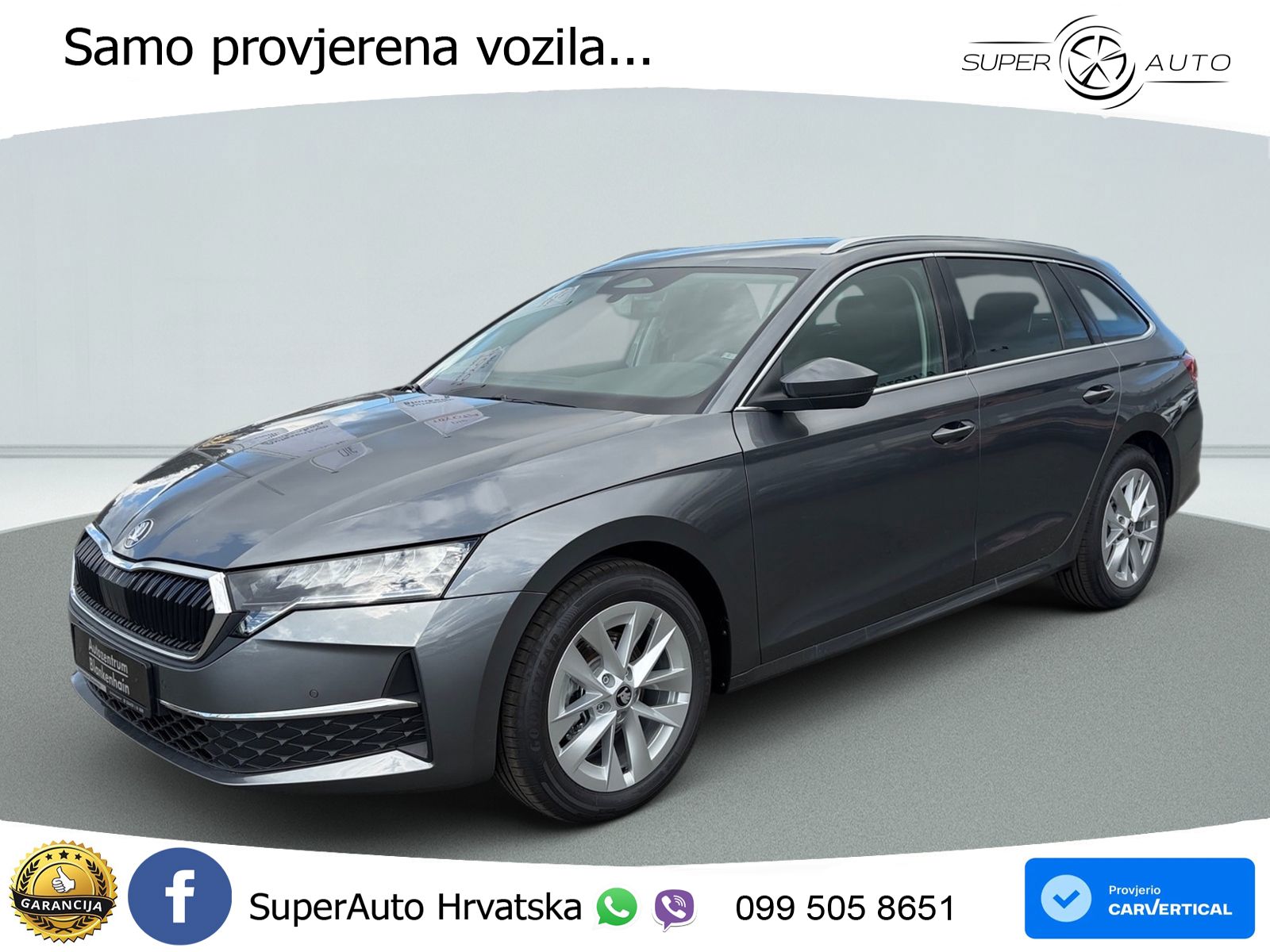 Škoda Octavia Combi 1.5 TSI (150 KS) DSG LED+GR SJED+ACC