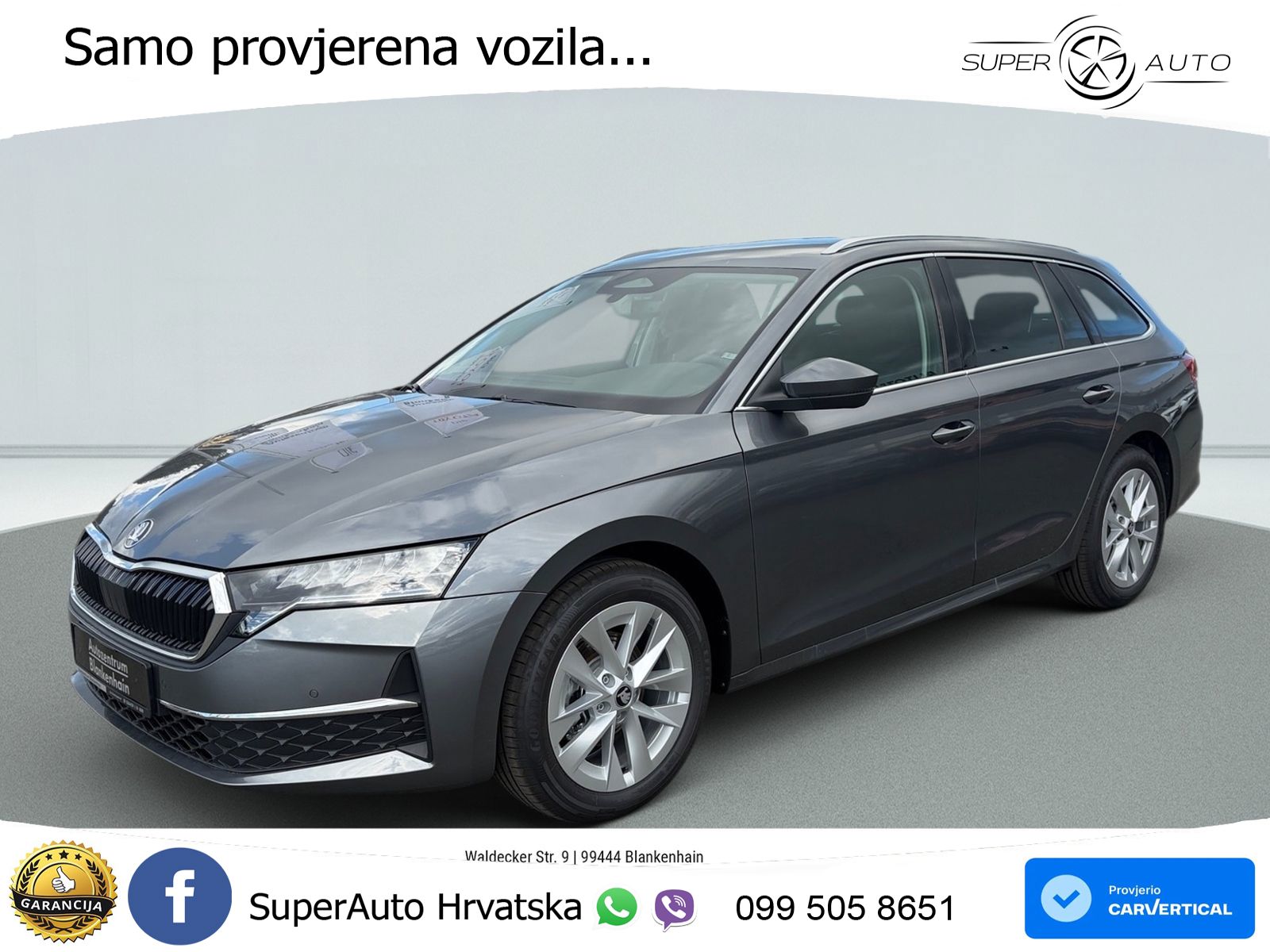 Škoda Octavia Combi 1.5 TSI (150 KS) DSG LED+GR SJED+ACC