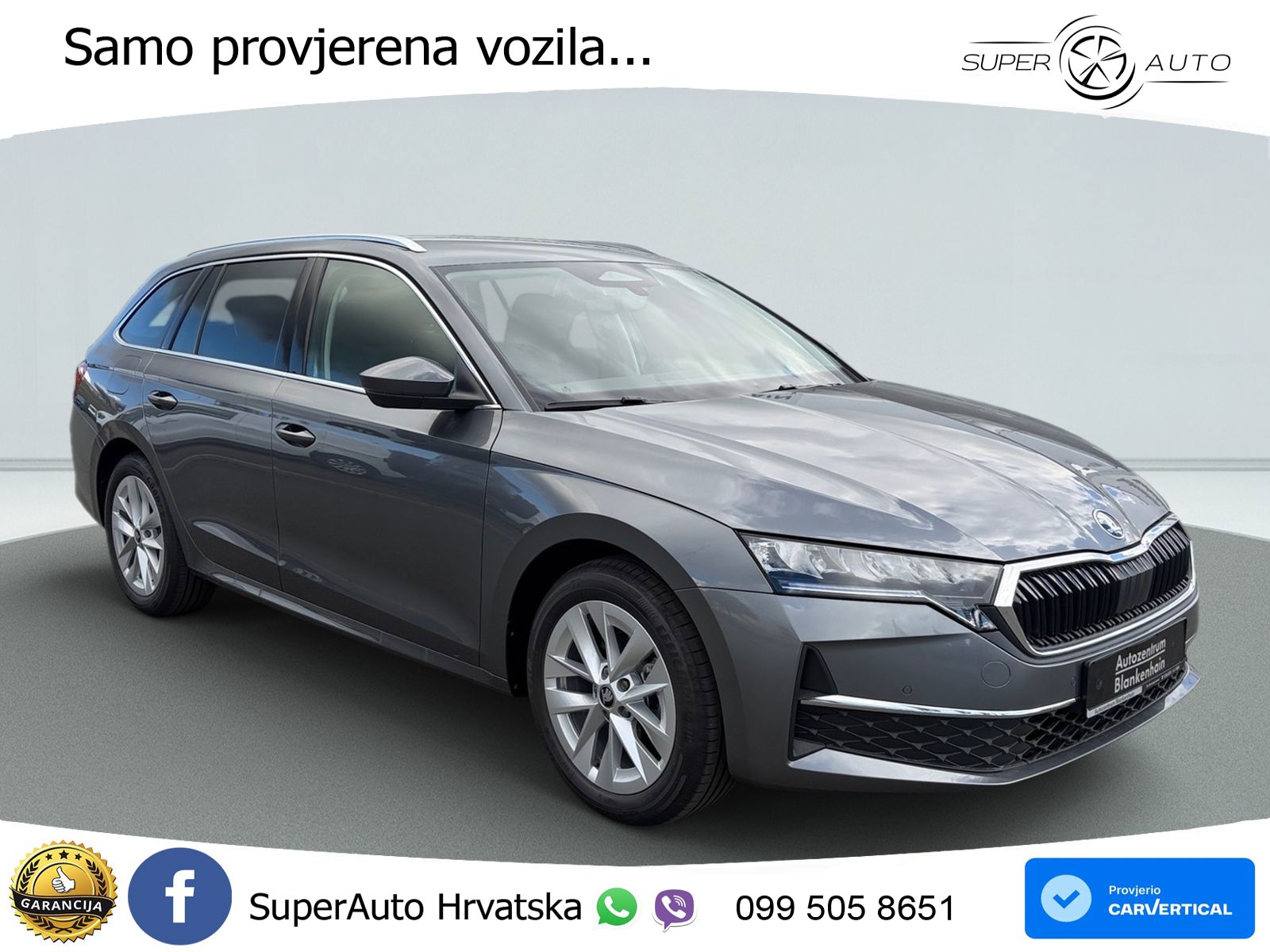 Škoda Octavia Combi 1.5 TSI (150 KS) DSG LED+GR SJED+ACC