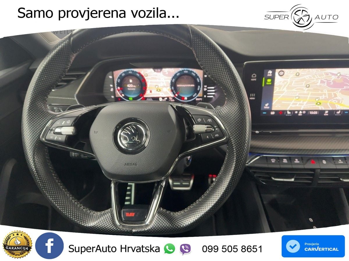 Škoda Octavia Combi RS 2.0 TDI (200 KS) DSG LED+GR SJED+ACC