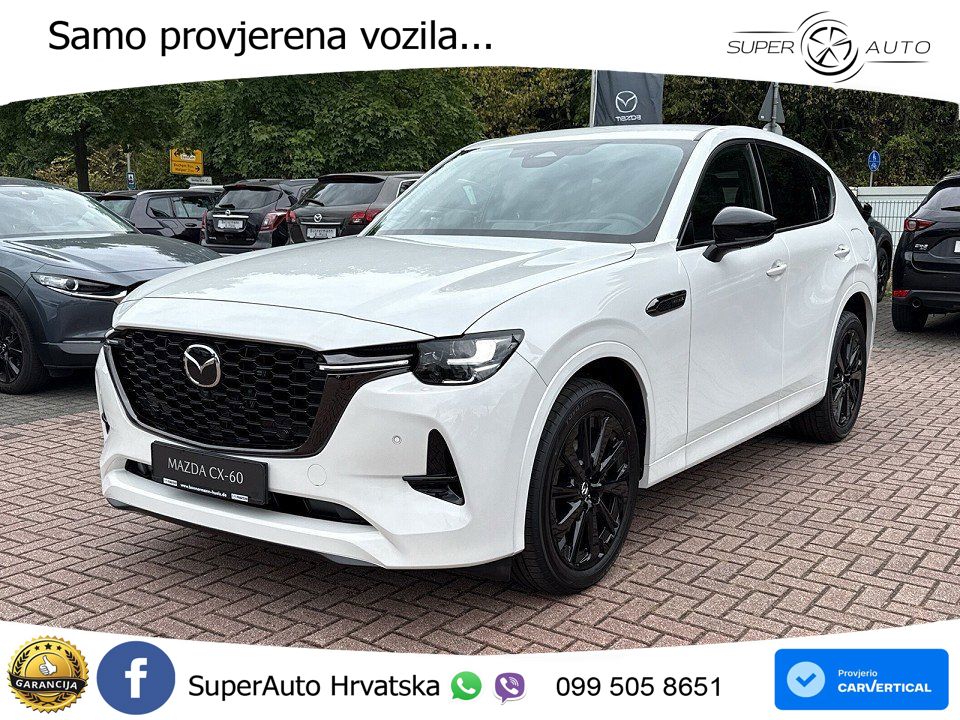 Mazda CX-60 3.3 e-Skyactiv D (254 KS) AWD Automatic MATRIX+GR SJED+KAM