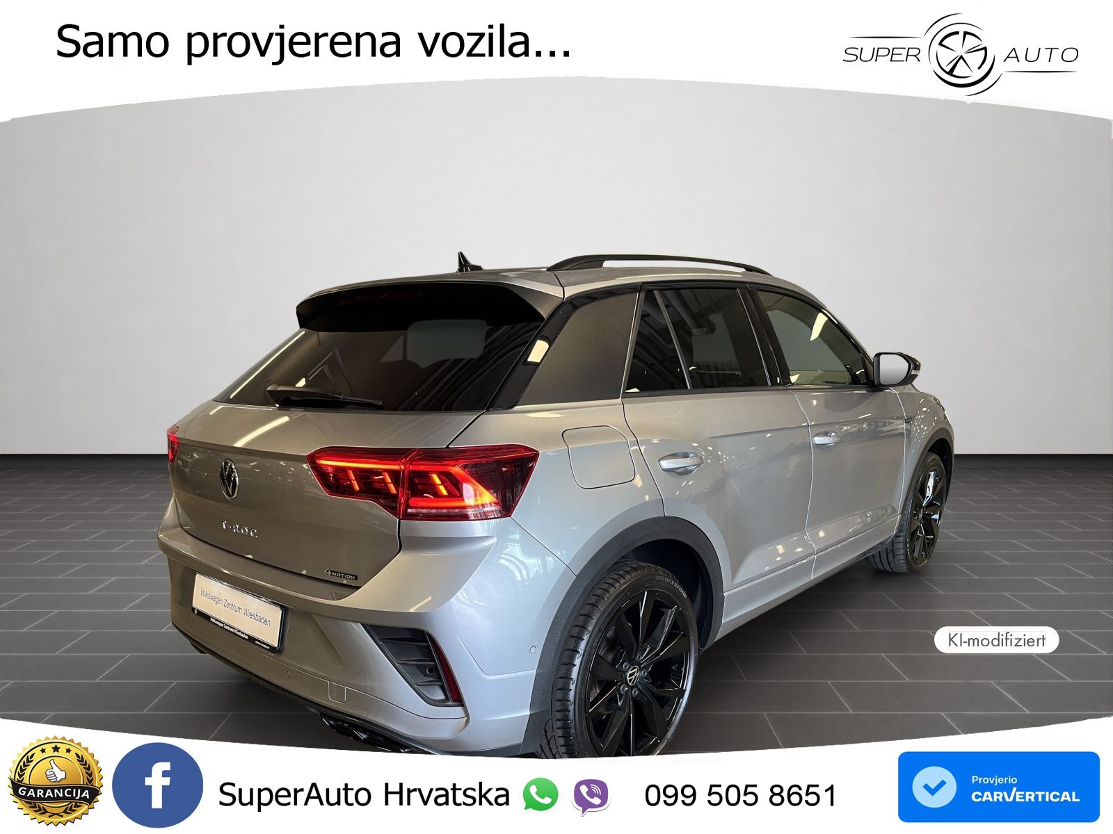 Volkswagen T-Roc 2.0 TSI (190 KS) 4M DSG R-Line MATRIX+GR SJED+KAM
