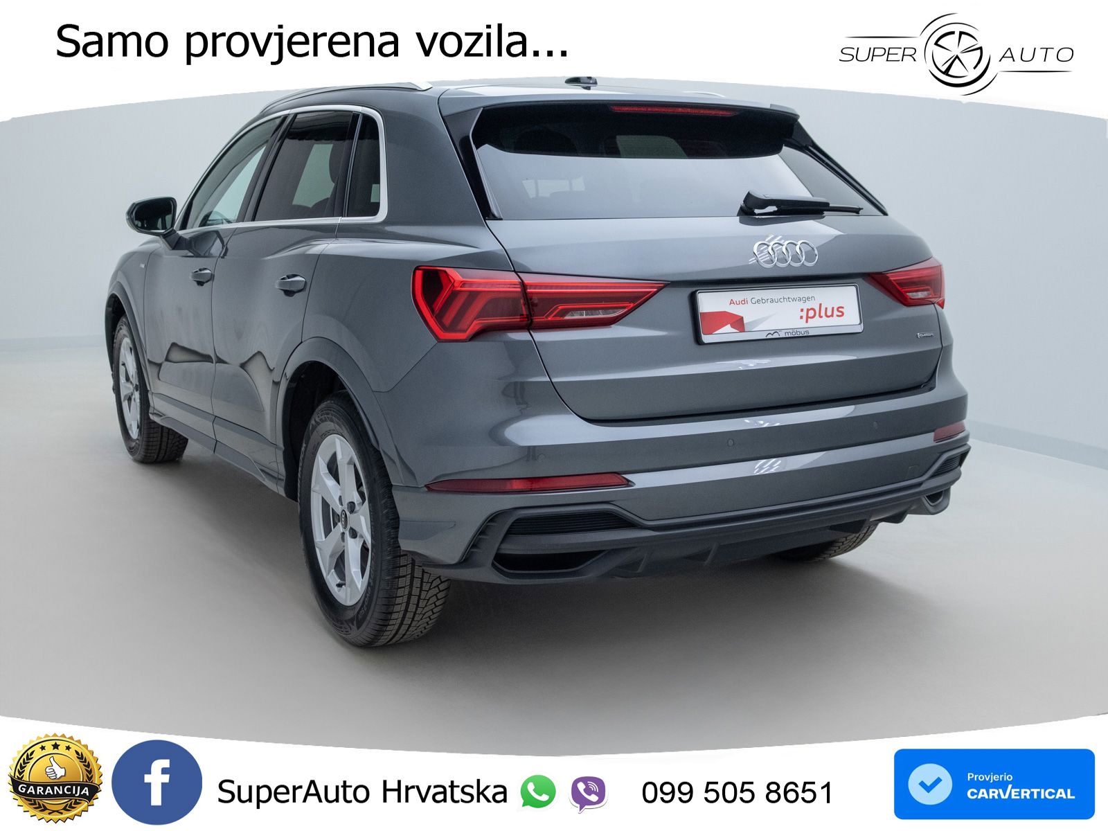Audi Q3 45 TFSI (245 KS) quattro S tronic S line LED+GR SJED+ACC
