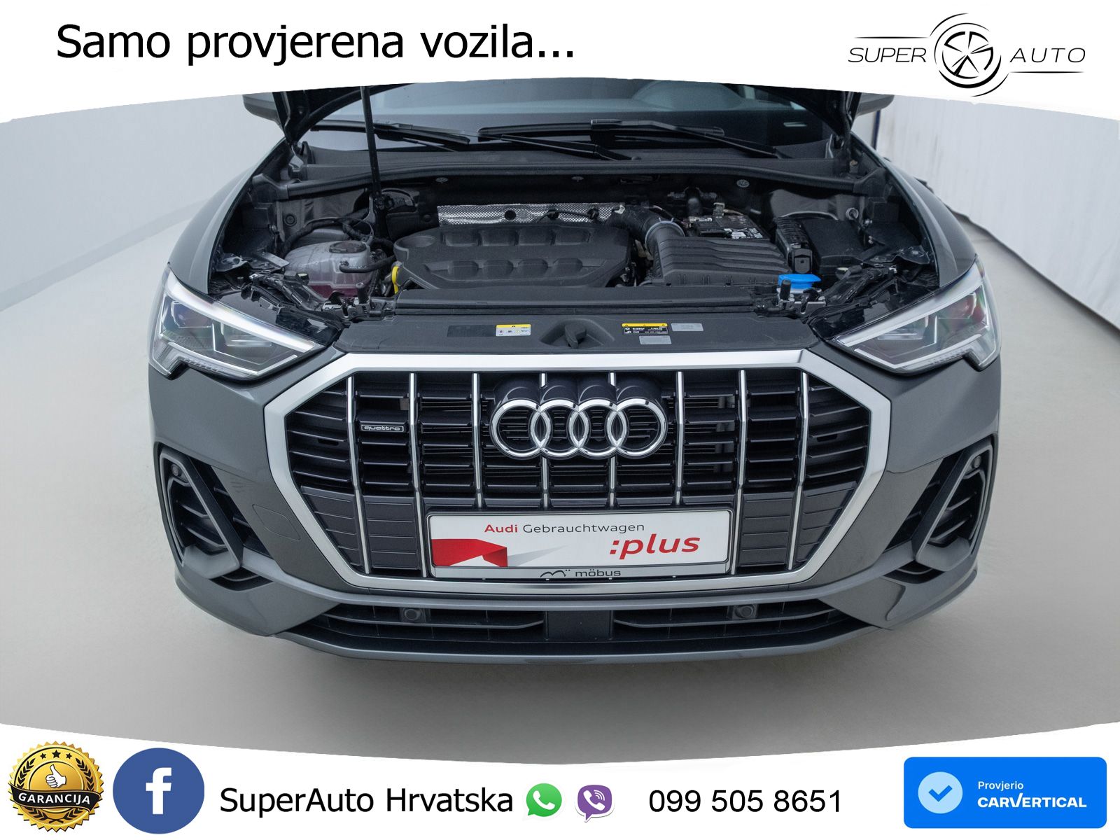 Audi Q3 45 TFSI (245 KS) quattro S tronic S line LED+GR SJED+ACC