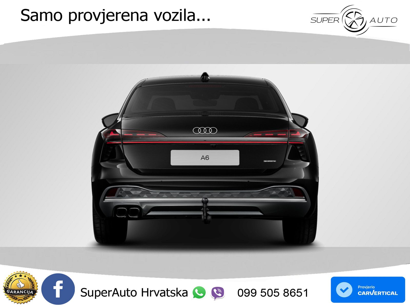 Audi A6 2.0 TDI (204 KS) quattro S tronic LED+GR SJED+ACC