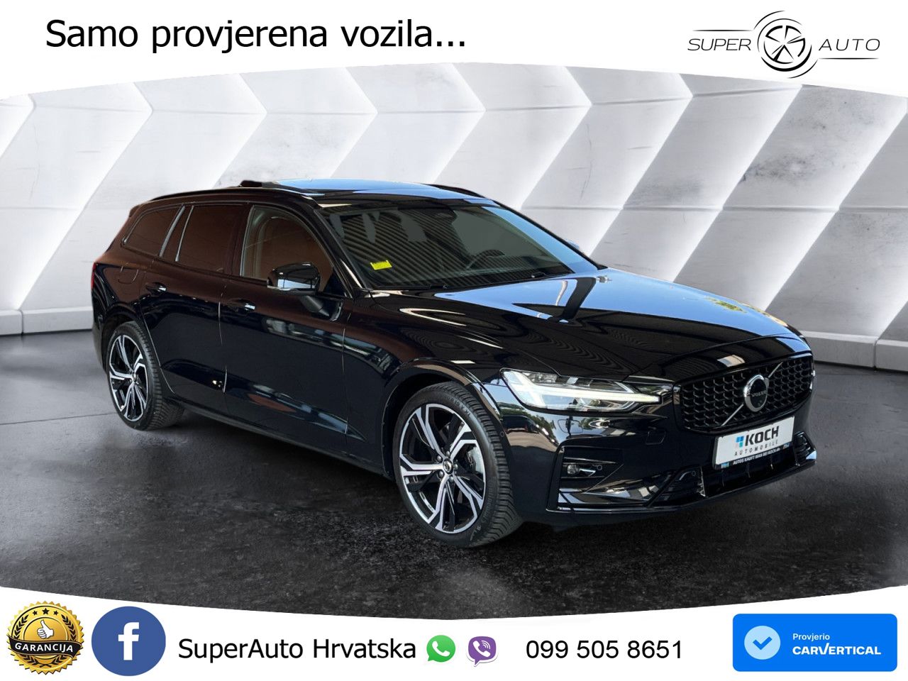 Volvo V60 2.0 B4 Benzin DCT ACC+GR SJED+360+PANO