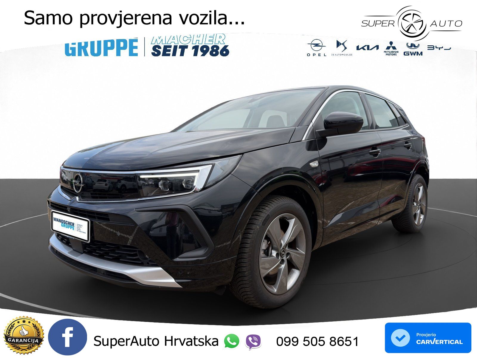 Opel Grandland 1.2i Turbo (130 KS) Automatic LED+GR SJED+ACC