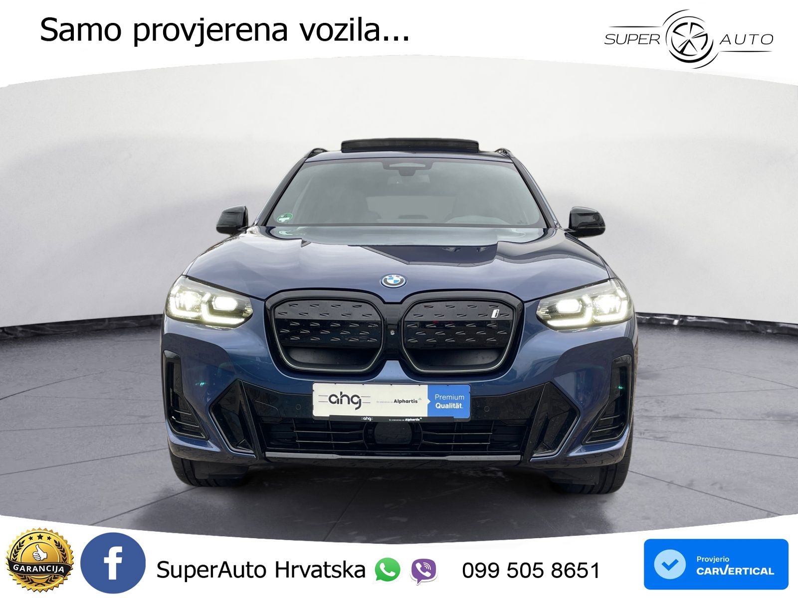 BMW iX3 80 kWh (286 KS) LED+GR SJED+ACC