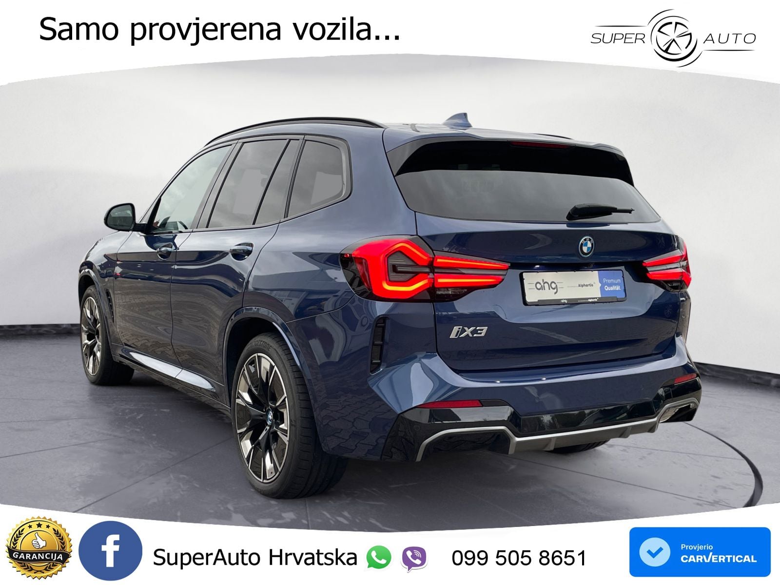 BMW iX3 80 kWh (286 KS) LED+GR SJED+ACC