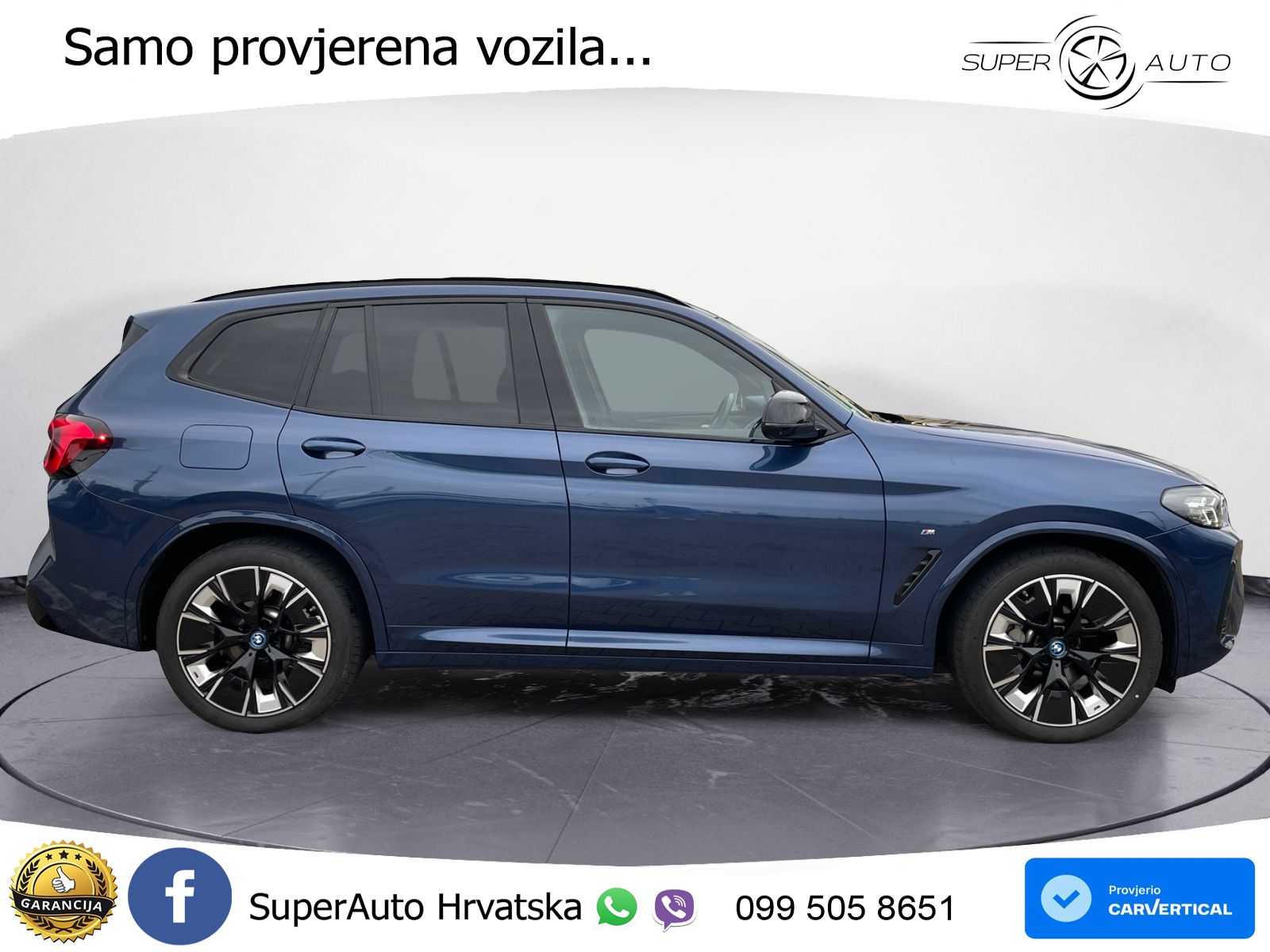 BMW iX3 80 kWh (286 KS) LED+GR SJED+ACC