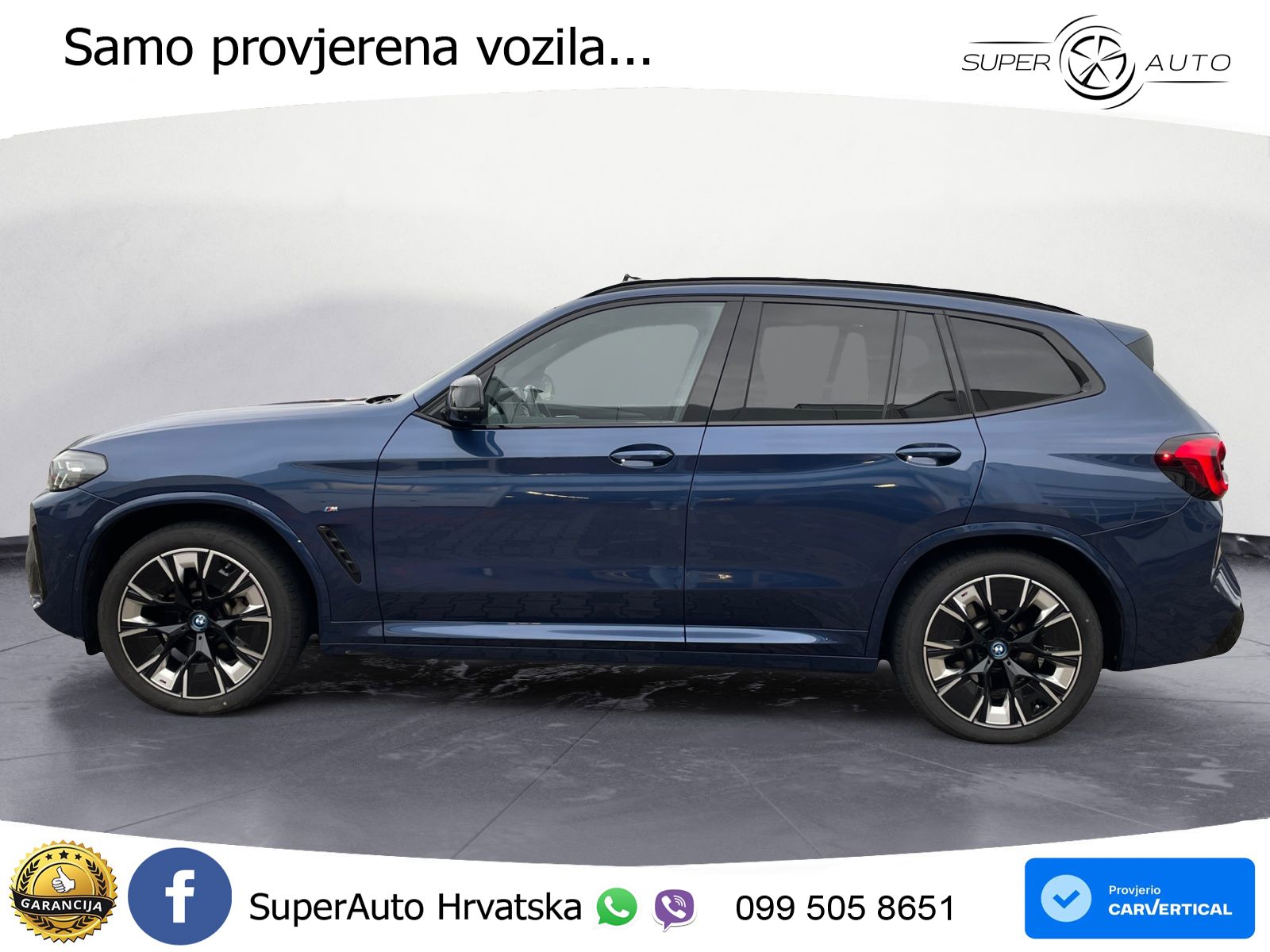 BMW iX3 80 kWh (286 KS) LED+GR SJED+ACC