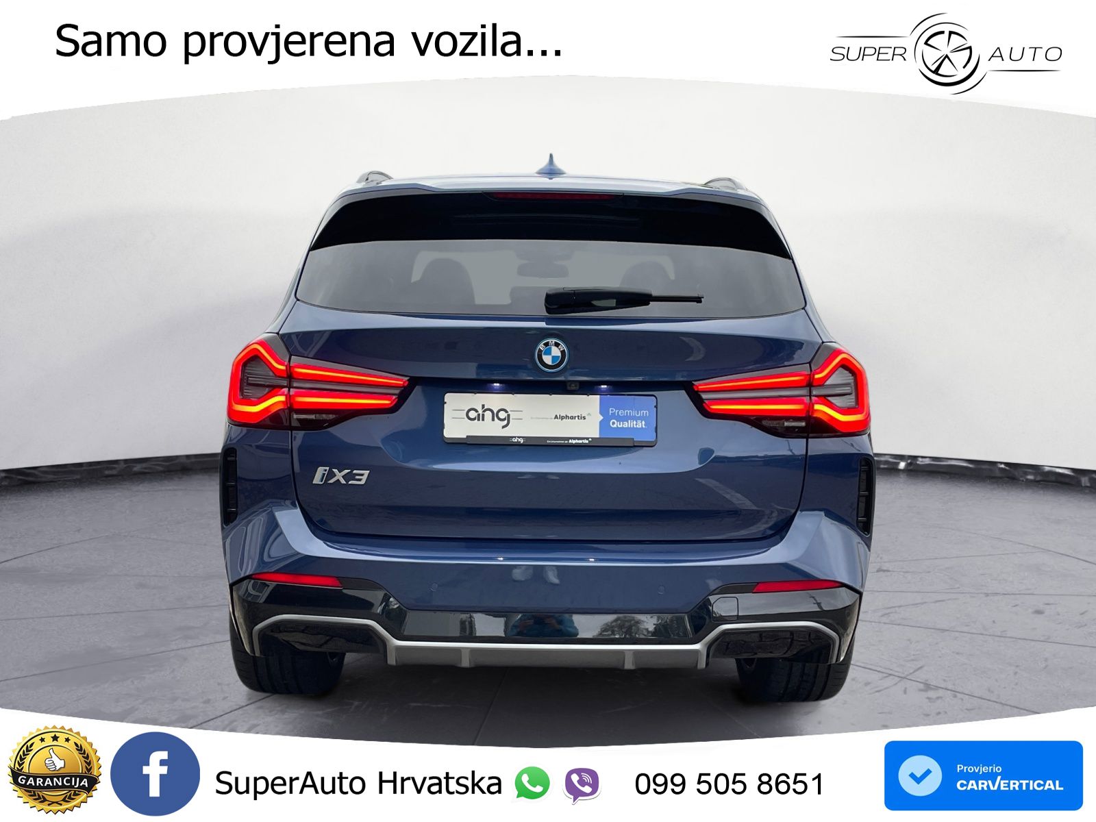 BMW iX3 80 kWh (286 KS) LED+GR SJED+ACC