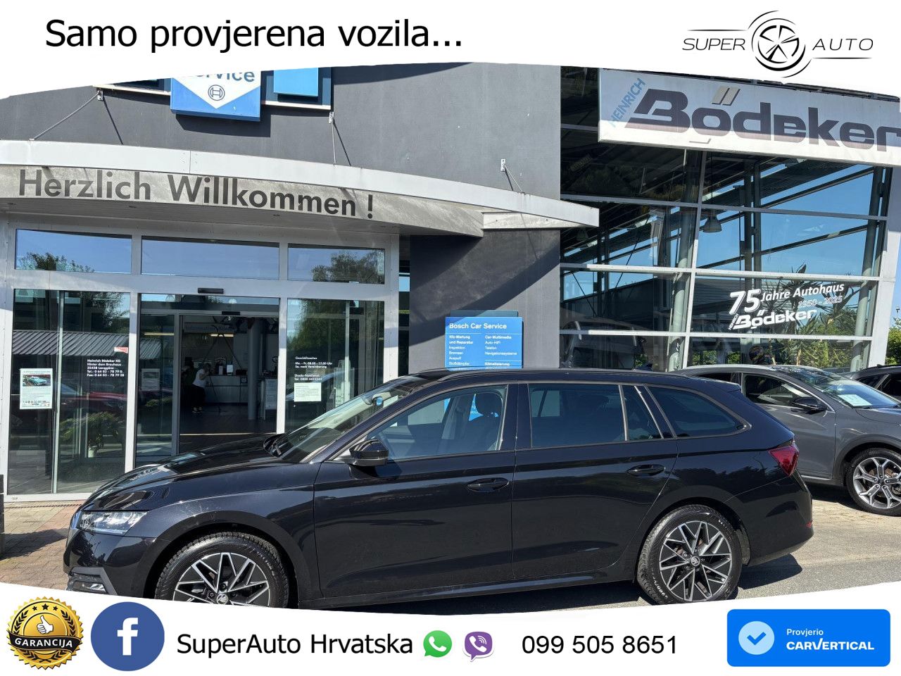 Škoda Octavia Combi 2.0 TDI (150 KS) DSG LED+GR SJED+ACC