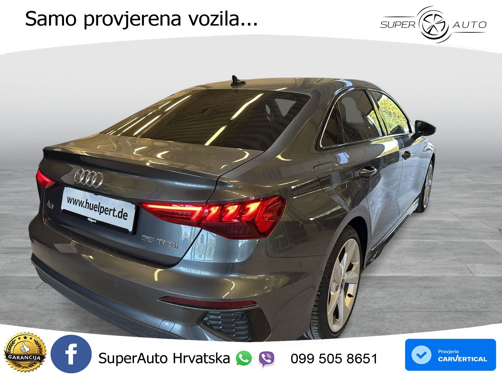 Audi A3 Limuzina 35 TFSI (150 KS) S tronic S line LED+GR SJED+ACC
