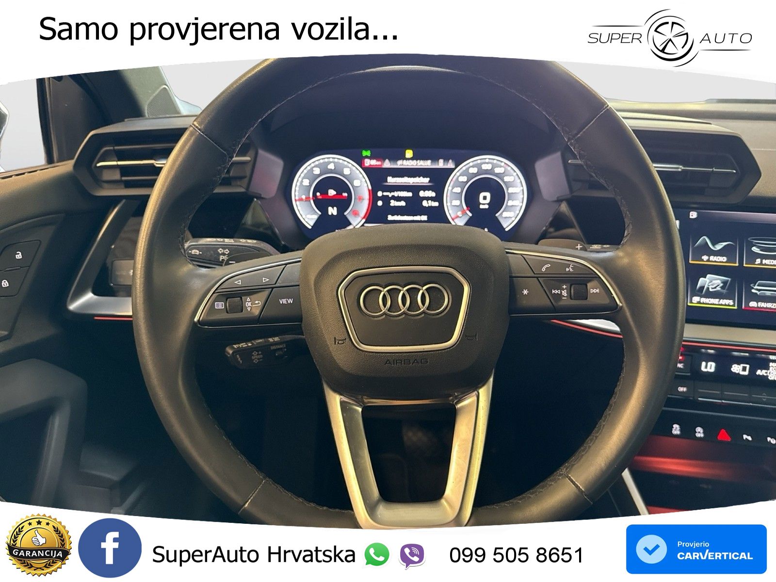 Audi A3 Limuzina 35 TFSI (150 KS) S tronic S line LED+GR SJED+ACC