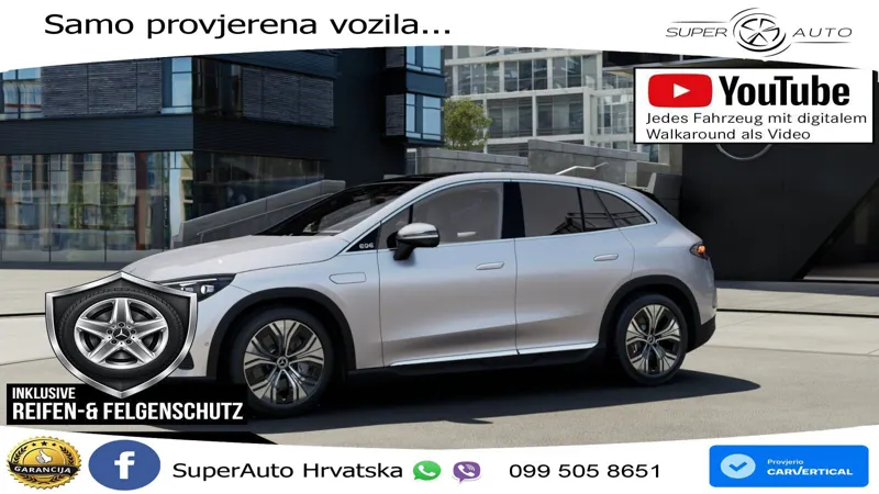 Mercedes EQE SUV 350 100 kWh (292 KS) 4MATIC ZRAČNI+ACC+GR SJED+KAM+PANO