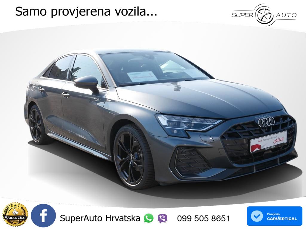 Audi A3 Limuzina 35 TFSI (150 KS) S tronic 2x S line LED+GR SJED+ACC