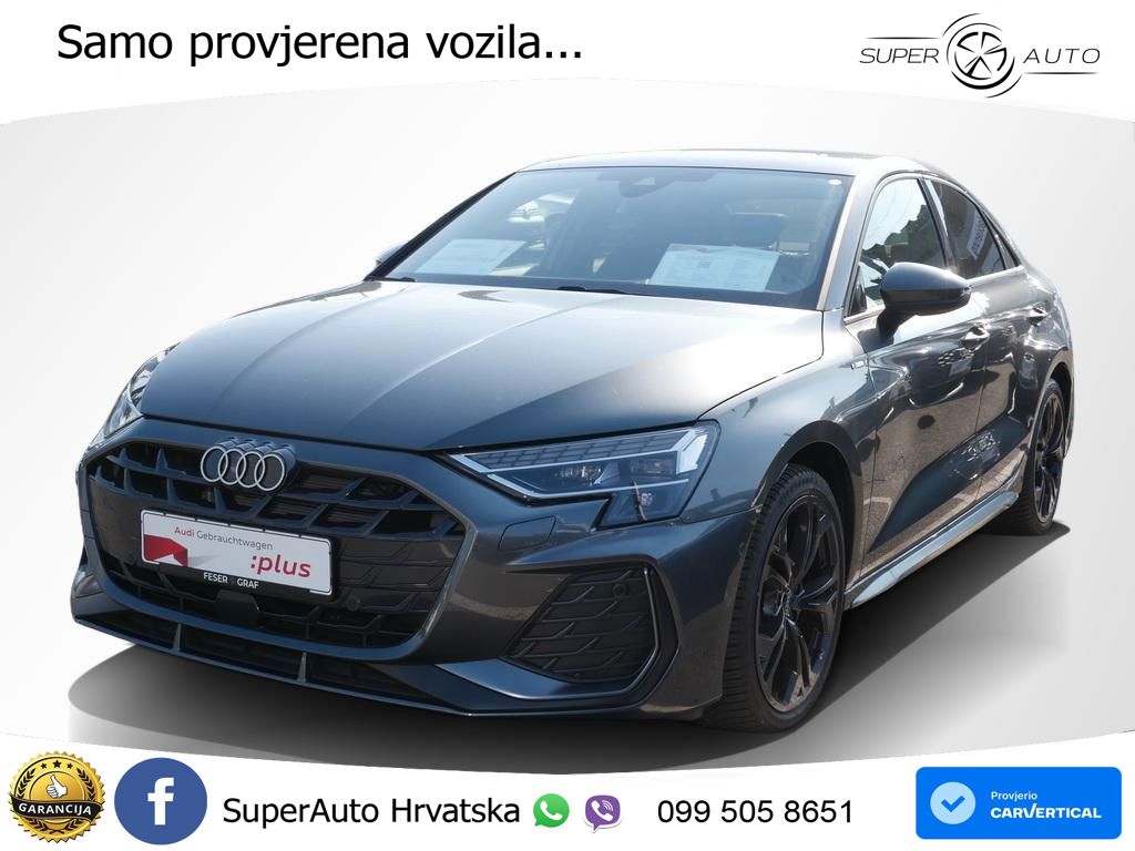 Audi A3 Limuzina 35 TFSI (150 KS) S tronic 2x S line LED+GR SJED+ACC