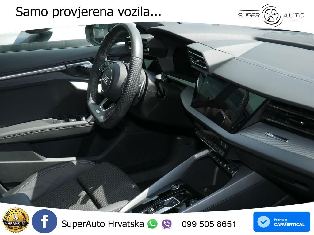 Audi A3 Limuzina 35 TFSI (150 KS) S tronic 2x S line LED+GR SJED+ACC