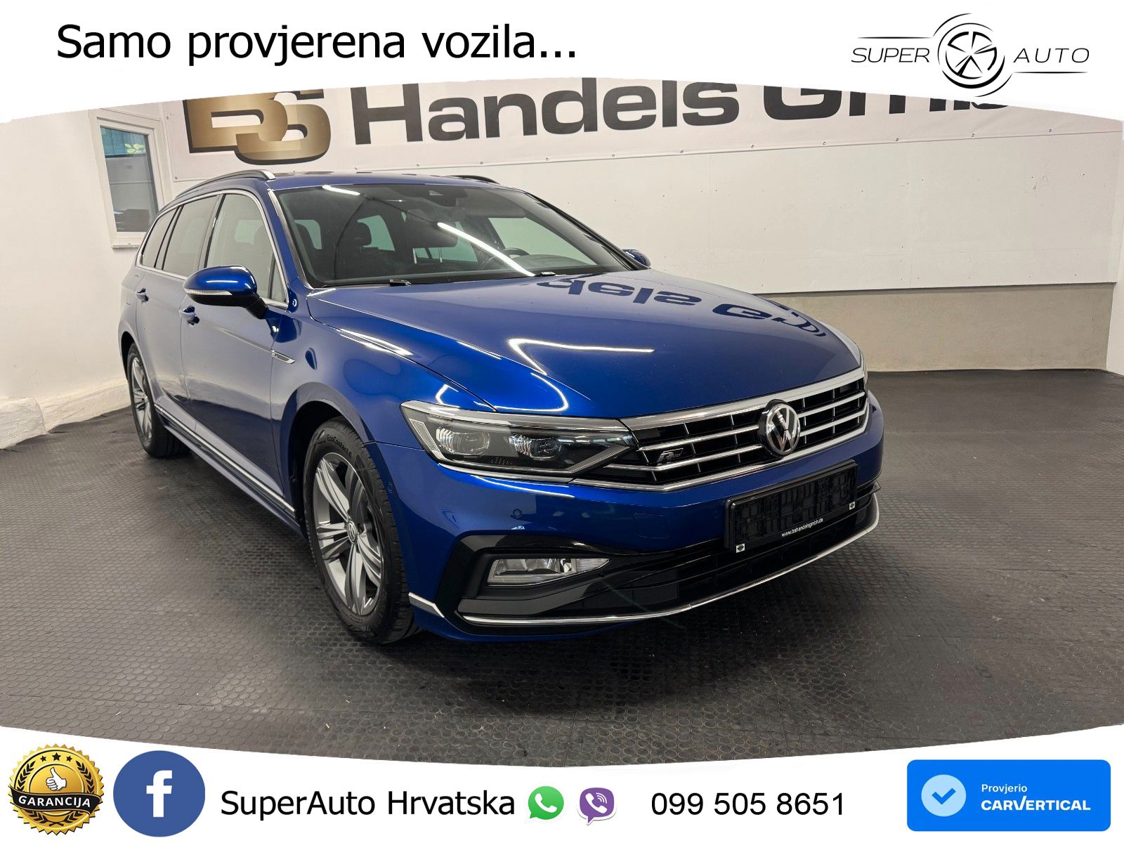 Volkswagen Passat Variant 2.0 TSI (190 KS) DSG R-Line LED+GR SJED+ACC
