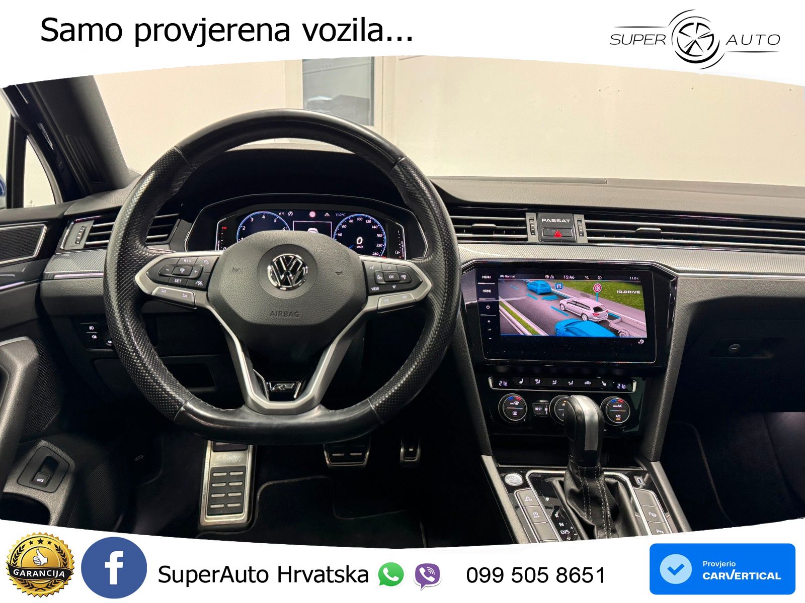 Volkswagen Passat Variant 2.0 TSI (190 KS) DSG R-Line LED+GR SJED+ACC