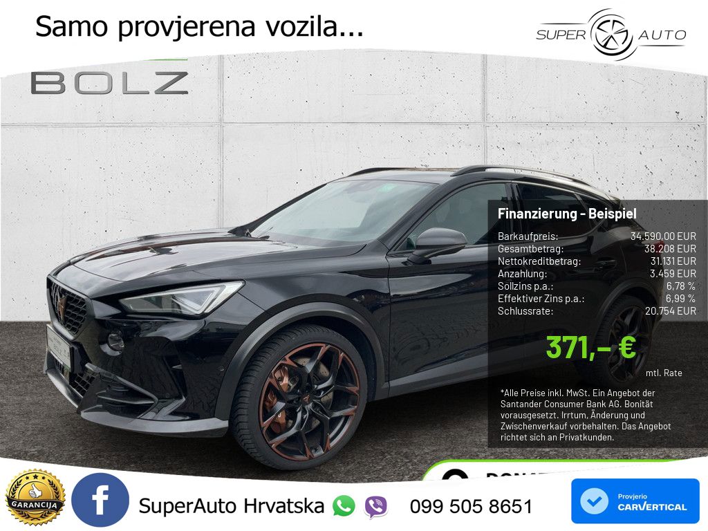Cupra Formentor VZ5 2.5 TSI (390 KS) 4Drive DSG LED+GR SJED+ACC
