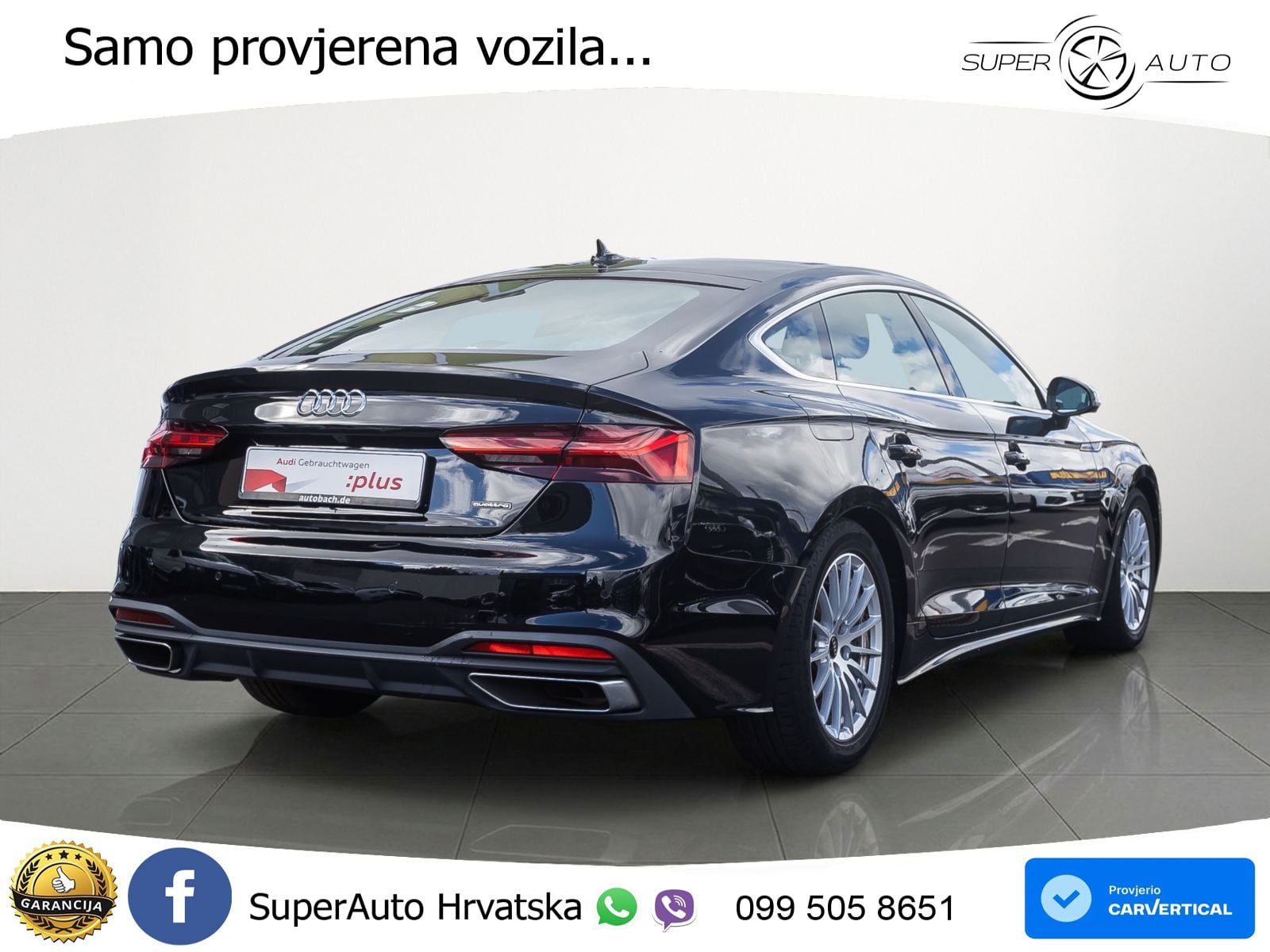 Audi A5 Sportback  40 TFSI (204 KS) quattro S tronic