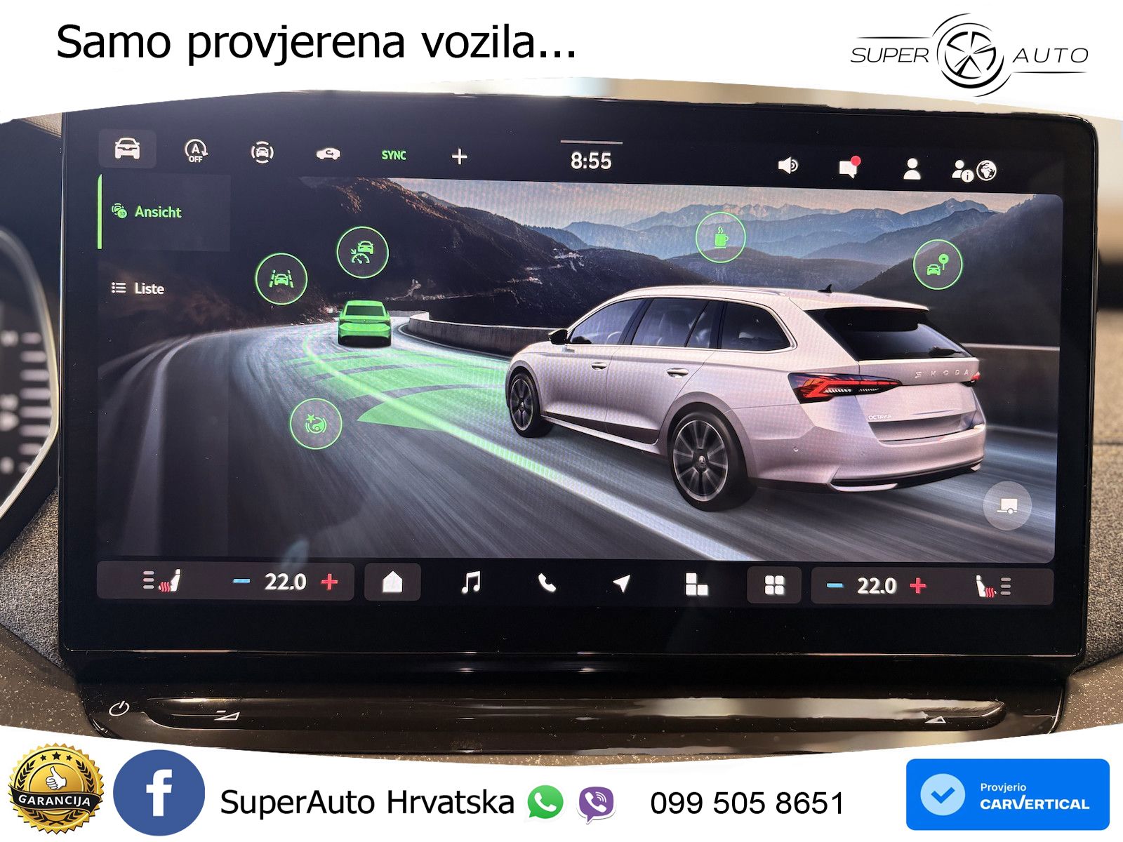 Škoda Octavia Combi 1.5 TSI (150 KS) DSG Selection LED+GR SJED+ACC