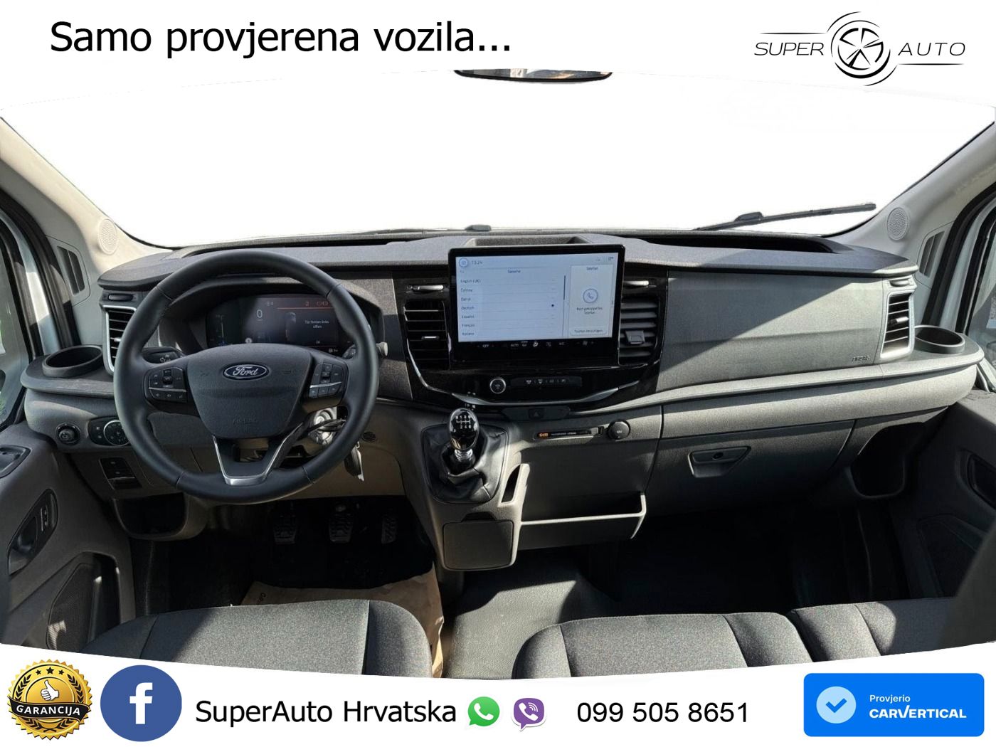 Ford Transit Pritsche DoKa Trend 350 L3 AHK*SHZ*CAM*P 165 KS