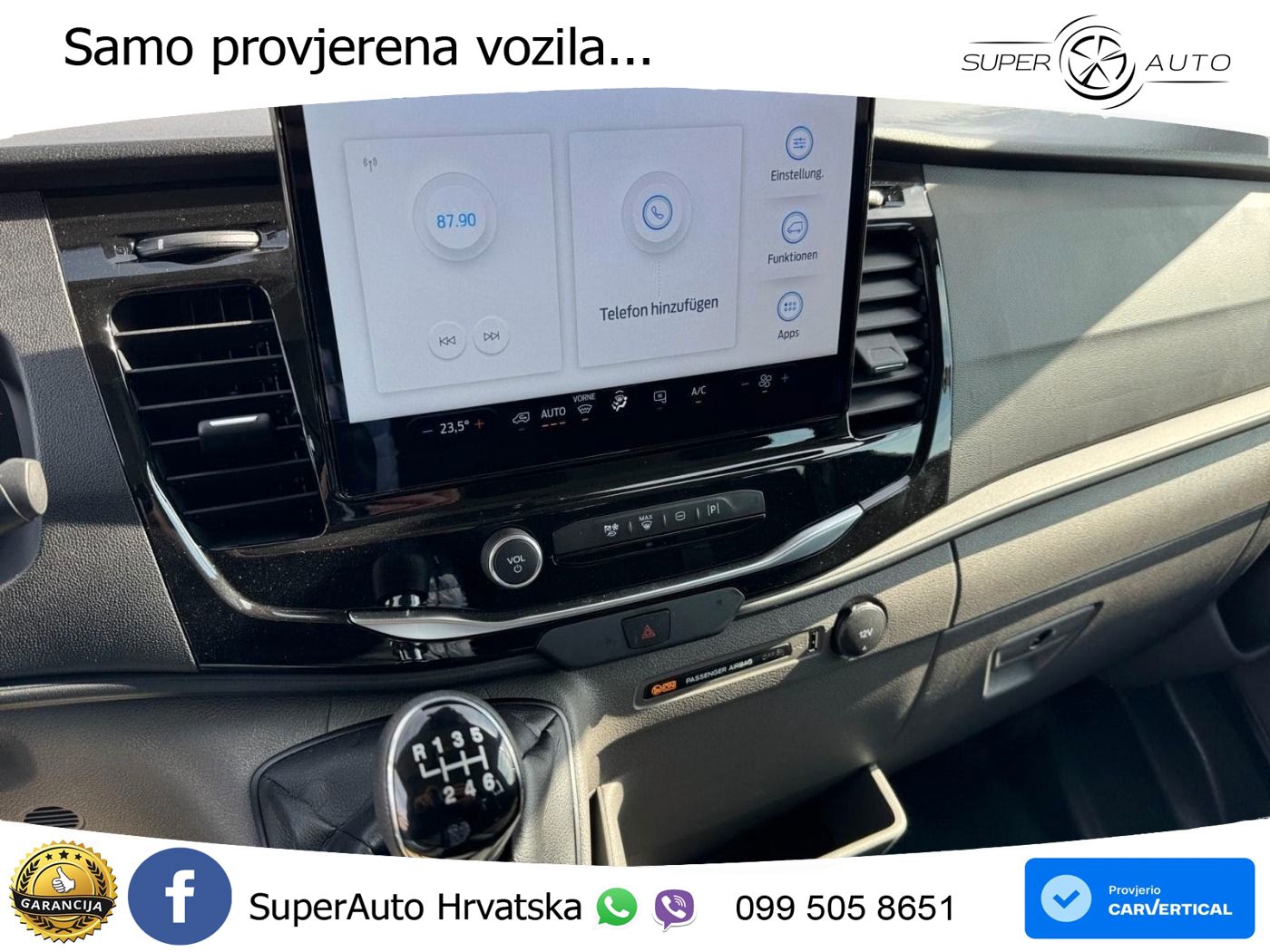 Ford Transit Pritsche DoKa Trend 350 L3 AHK*SHZ*CAM*P 165 KS