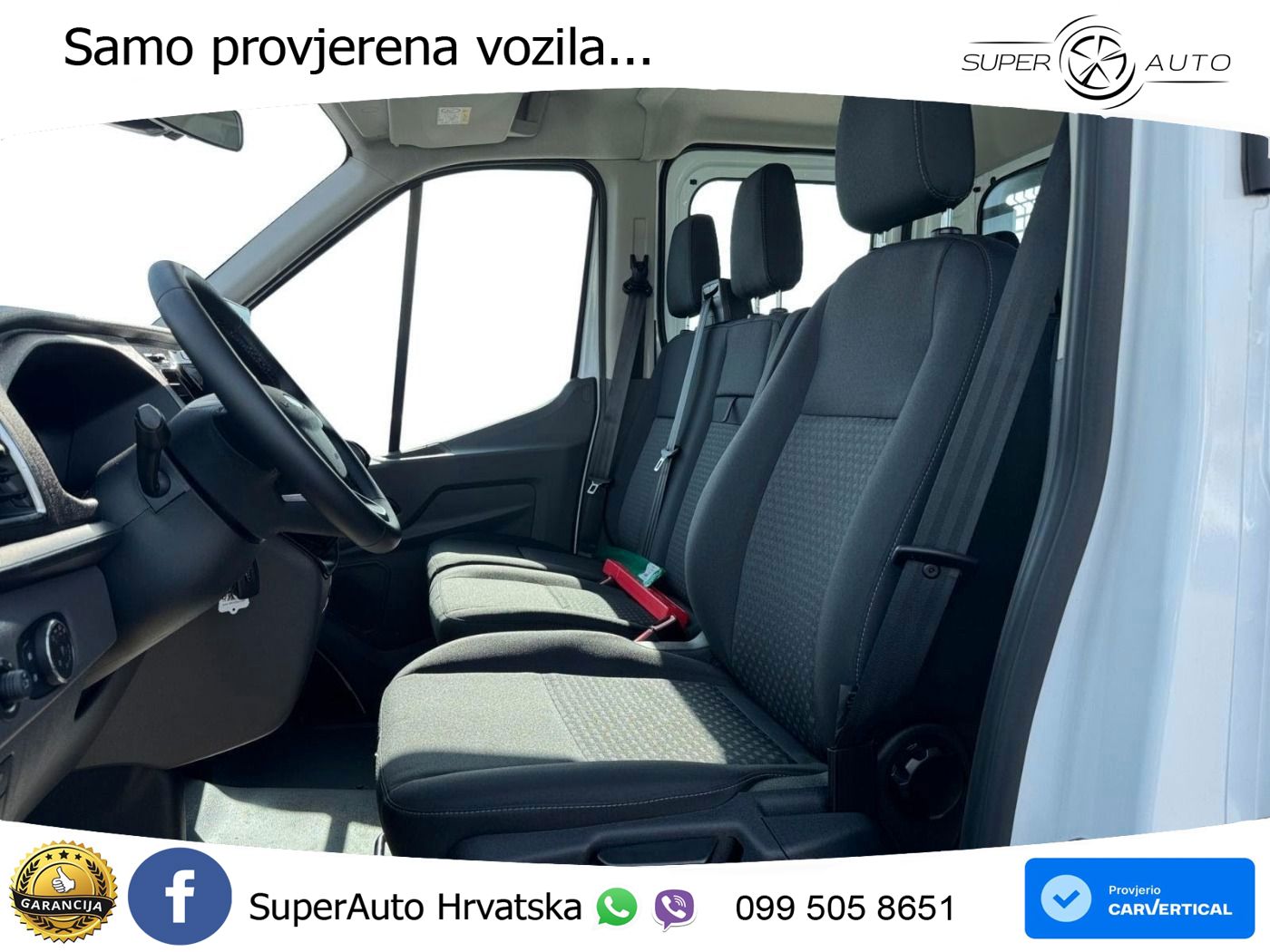 Ford Transit Pritsche DoKa Trend 350 L3 AHK*SHZ*CAM*P 165 KS