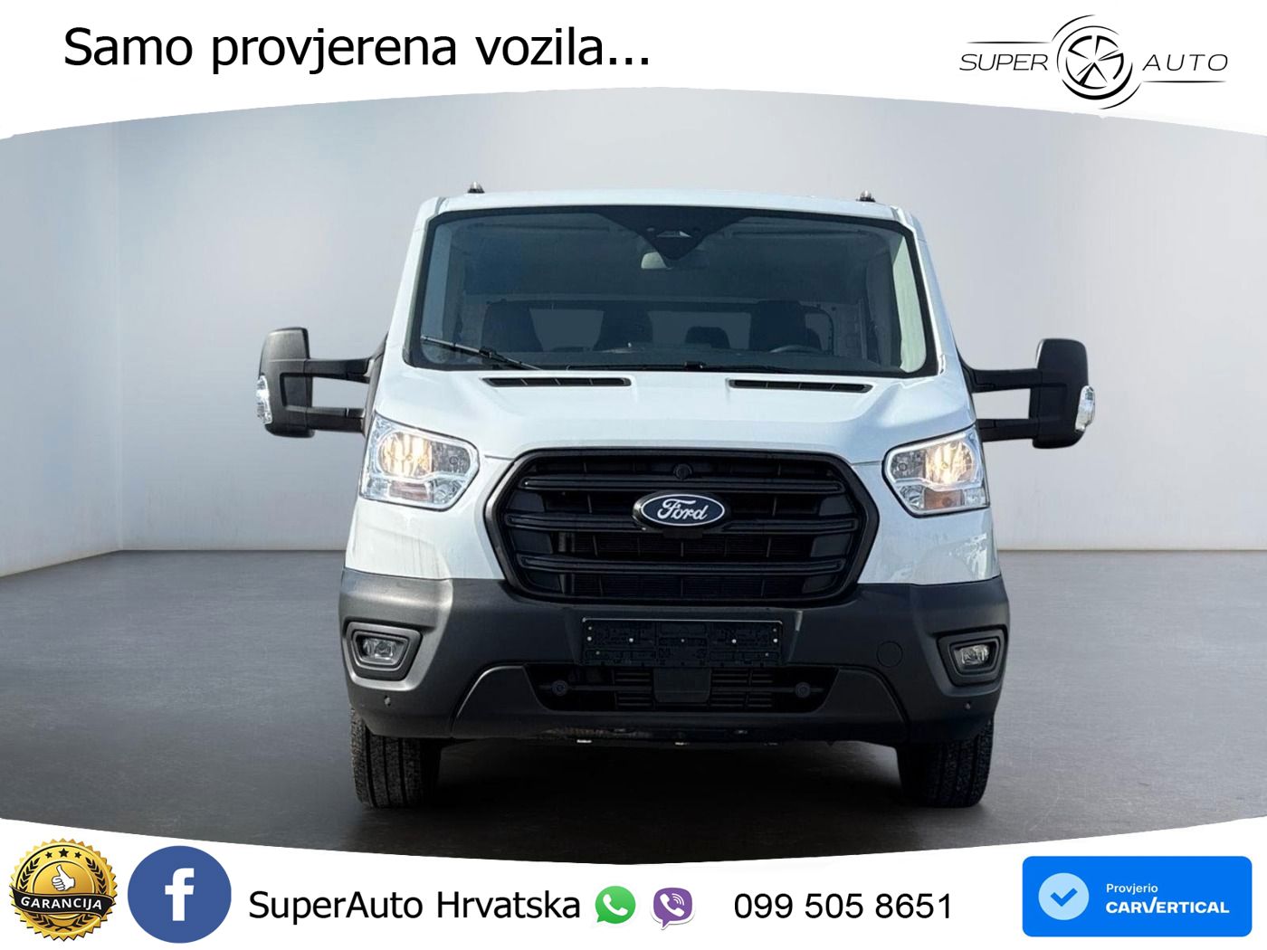 Ford Transit Pritsche DoKa Trend 350 L3 AHK*SHZ*CAM*P 165 KS
