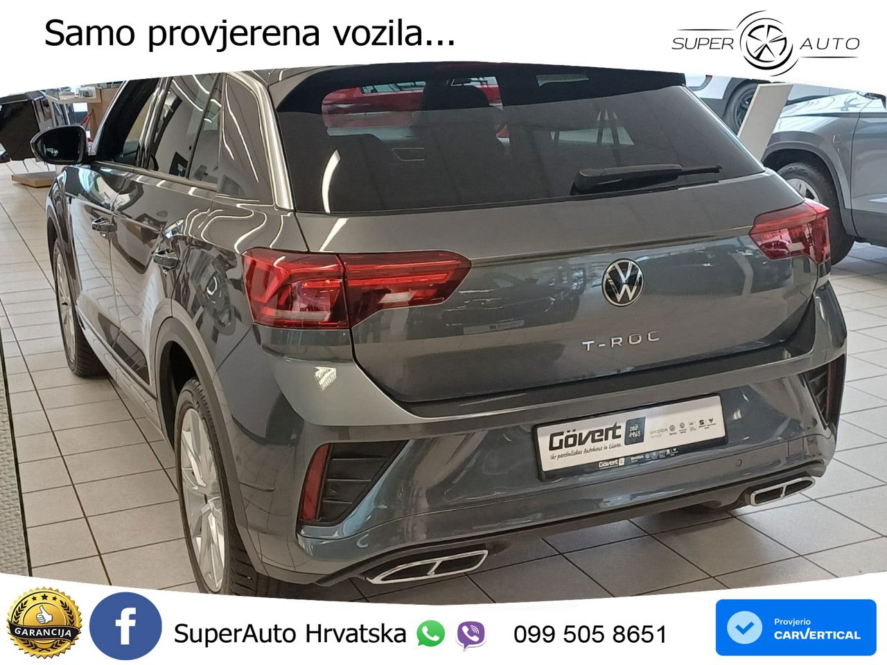 Volkswagen T-Roc 1.5 TSI (150 KS) DSG R-Line LED+GR SJED+ACC