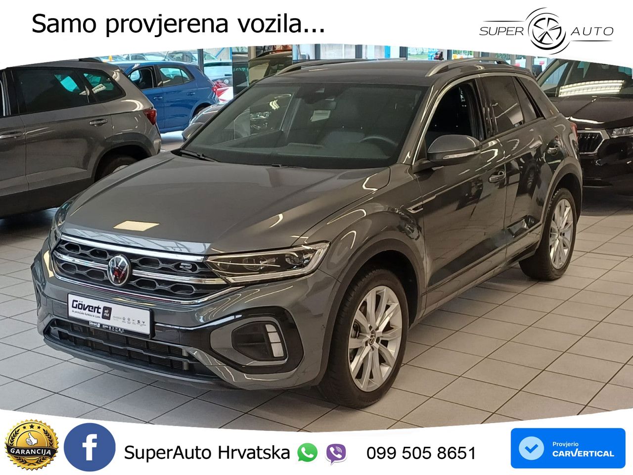 Volkswagen T-Roc 1.5 TSI (150 KS) DSG R-Line LED+GR SJED+ACC