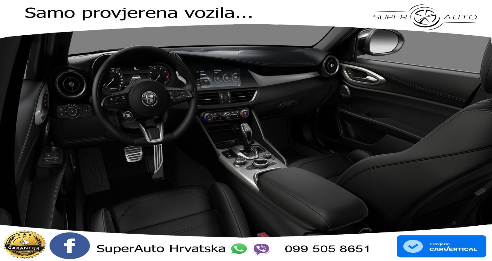 Alfa Romeo Giulia 2.0 Turbo (280 KS) Q4 Automatic LED+ACC