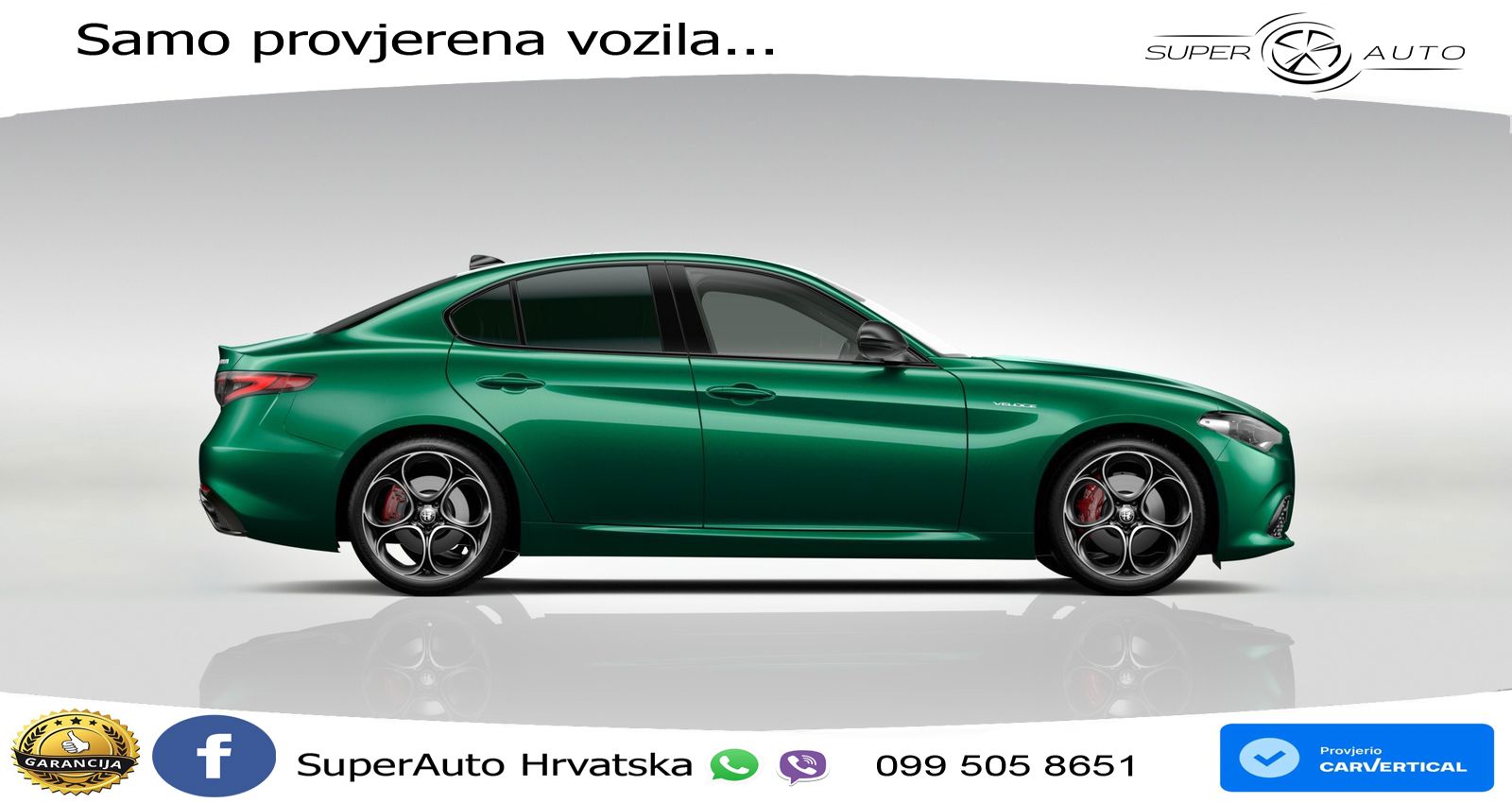 Alfa Romeo Giulia 2.0 Turbo (280 KS) Q4 Automatic LED+ACC