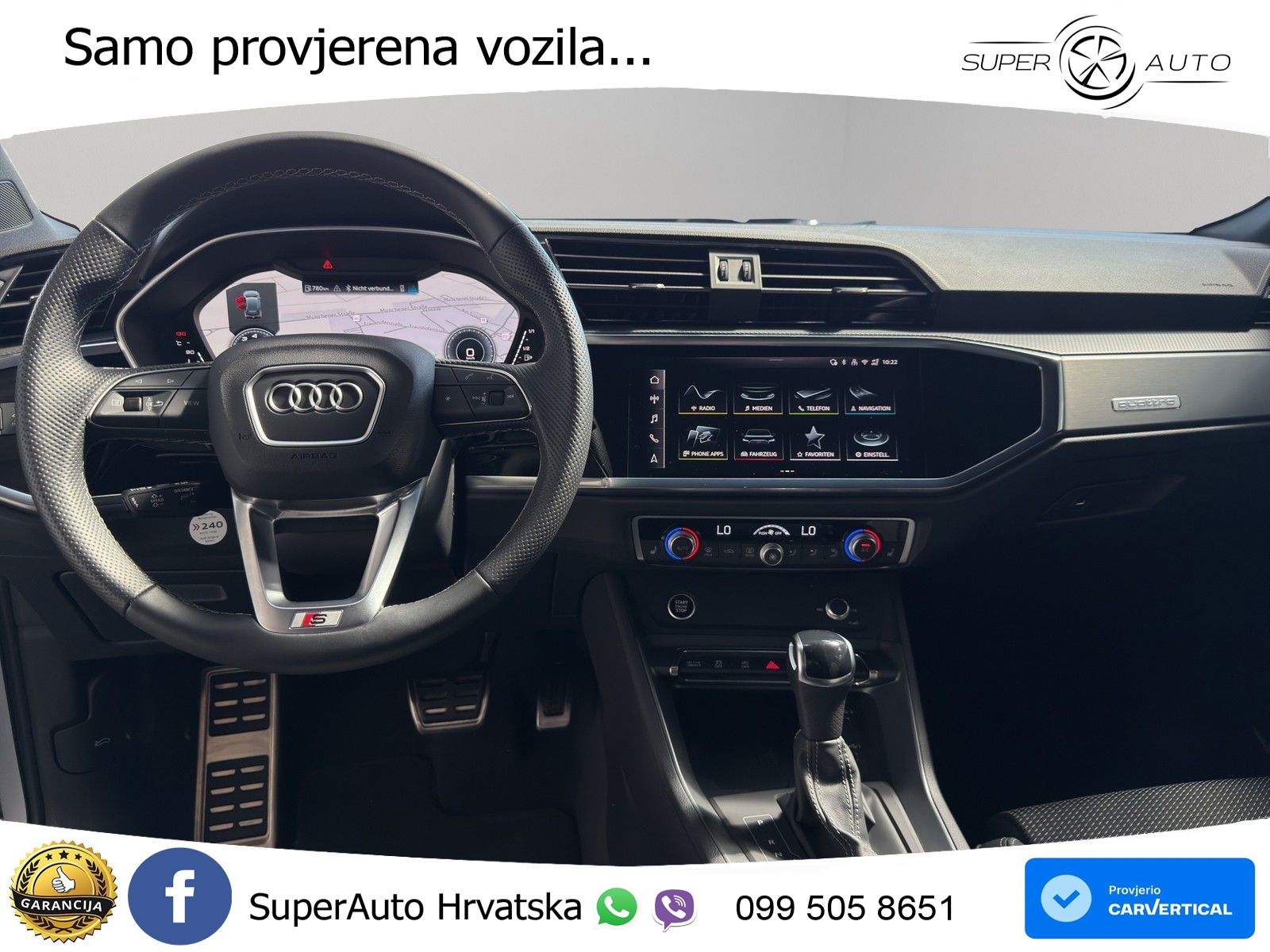 Audi Q3 40 TFSI (190 KS) quattro S tronic S line MATRIX+GR SJED+KAM