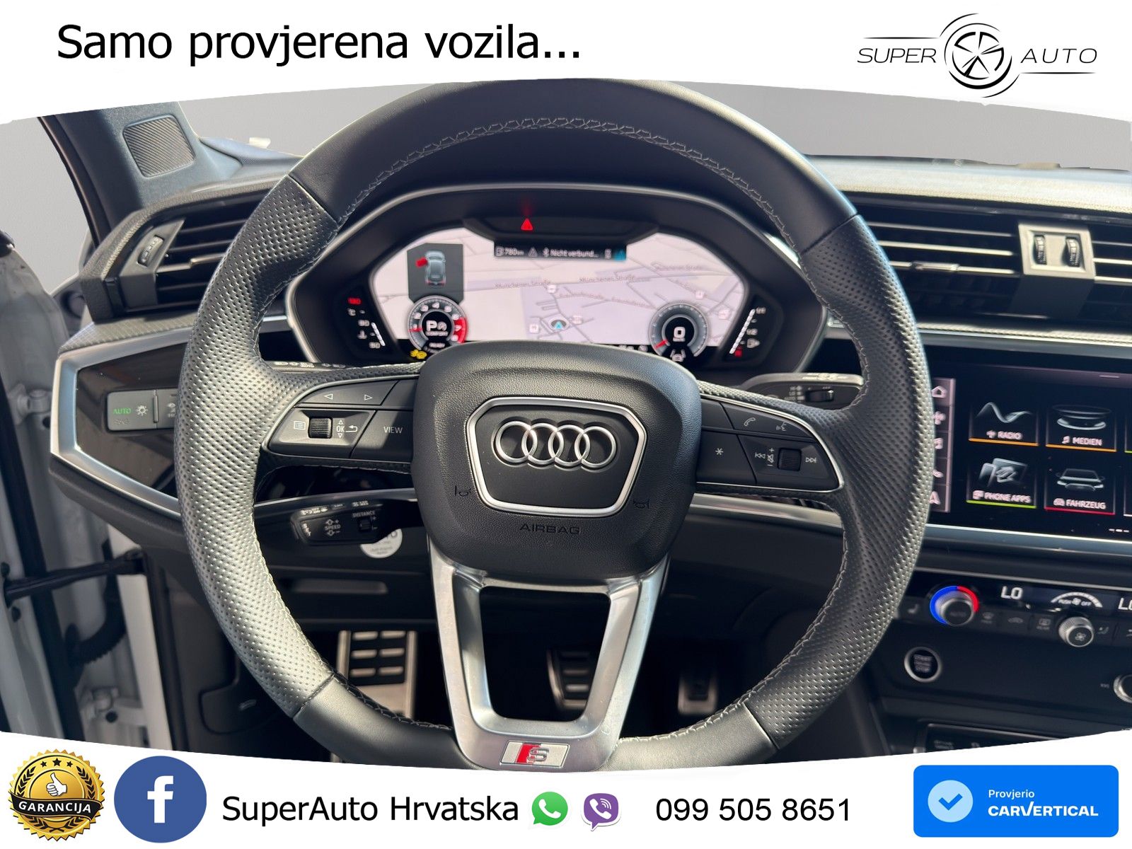 Audi Q3 40 TFSI (190 KS) quattro S tronic S line MATRIX+GR SJED+KAM