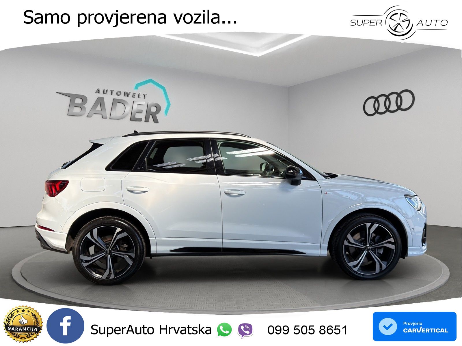Audi Q3 40 TFSI (190 KS) quattro S tronic S line MATRIX+GR SJED+KAM